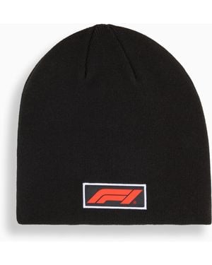PUMA F1 Mid Crown Cuffless Beanie Hat - Black