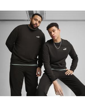 PUMA Girocollo Con Logo Piccolo N. 1 Essentials Da Uomo - Nero