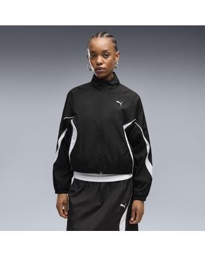 PUMA Sport Relaxed Gewebte Jacke Damen, Kleidung - Schwarz
