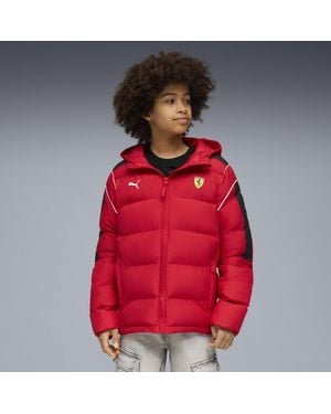 PUMA Scuderia Ferrari Sportswear Mt7 Pufferjacke Teenager, Kleidung, Rosso Corsa - Rot