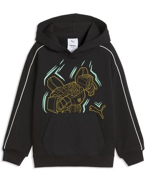 PUMA Sudadera Con Capucha X Transformers T7 De Corte Holgado Y Con Estampado Para Niños, Accesoiros, Negro