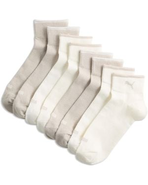 PUMA Calcetines Tobilleros Para Mujer (Paquete De 4) Ropa - Blanco