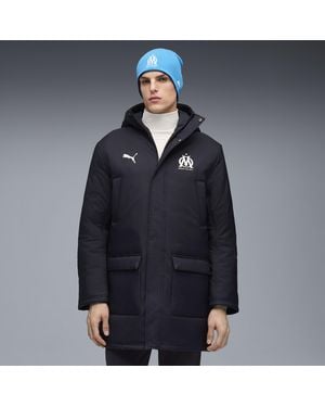 PUMA Olympique De Marseille Trainingswinterjacke Herren - Blau