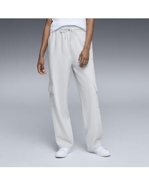 PUMA Sport Pack Relaxed Fit Cargo Pants - White