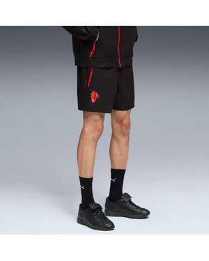 PUMA Ac Milan Tech Relaxed Woven Shorts /For All Time - Black