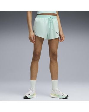 PUMA Raceday Ultraweave 3" Split Shorts Damen - Blau