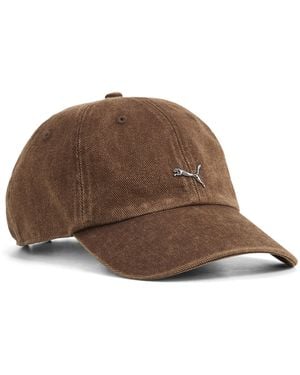 PUMA Gorra Wardrobe Ess Metal Dad, Accesoiros, Marrón - Neutro