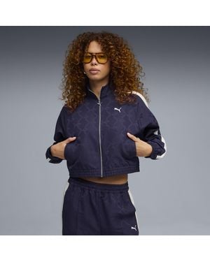 PUMA T7 Jacquard Track Jacket - Blue