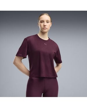 PUMA Camiseta Holgada Con Tejido Cloudspun Para Mujer, Ropa, Rojo - Morado