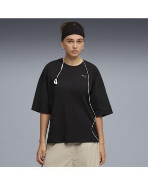 PUMA Her Oversized T-Shirt - Black