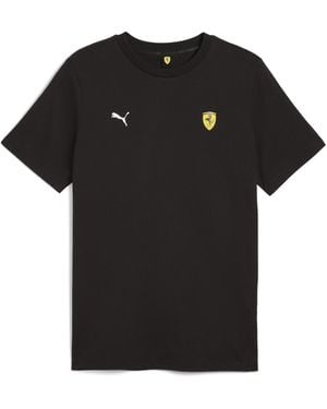 PUMA Scuderia Ferrari Logo T-Shirt Herren - Schwarz
