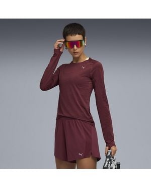 PUMA Camiseta De Running Run Cloudspun Para Mujer - Rojo