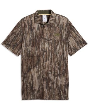 PUMA X Realtree Camo Golf Polo - Brown