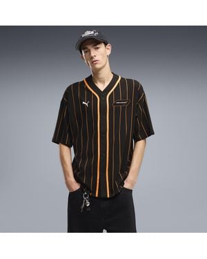 PUMA Mclaren Racing Oversized Baseball Jersey - Black