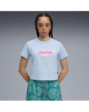 PUMA Shooting Stars Baby T-Shirt Damen - Blau