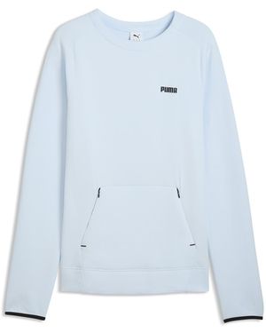 PUMA Spacer Sweatshirt Herren, Kleidung - Blau