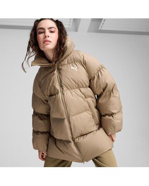 PUMA Oversized Puffer Jacket - Brown