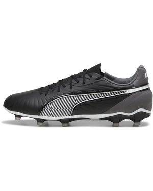 PUMA Scarpe Da Calcio King Match Fg/Ag Per Donna, Bianco/Nero/Grigio/Altro