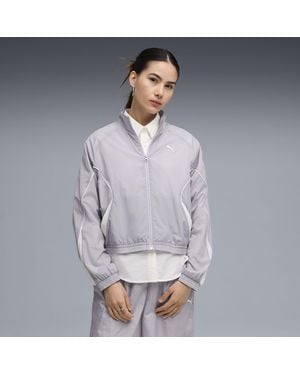 PUMA Sport Relaxed Jacke Mit Reißverschluss Damen, Kleidung - Grau
