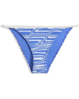PUMA Bedruckte Badehose Damen, Kleidung - Blau