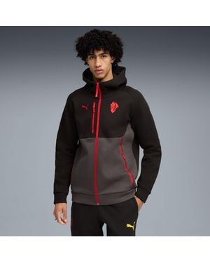 PUMA Ac Milan Tech Full-Zip Hoodie /For All Time - Black