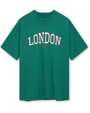 PUMA Graphic Varsity Ldn T-Shirt - Green