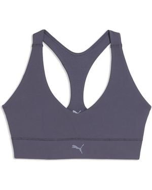 PUMA Shapeluxe Mid Sport-Bh Damen, Accessoires - Blau