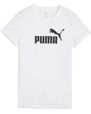 PUMA Essentials No. 1 Logo T-Shirt - White
