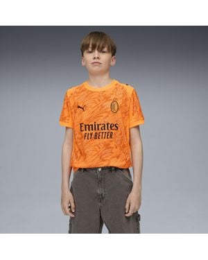 PUMA Ac Milan 25/26 Torwartrikot Teenager, Kleidung, Heat Fire/Schwarz - Orange