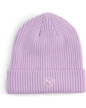 PUMA Gorro Beanie De Corona Media Cat Patch, Accesoiros, Rosa - Morado