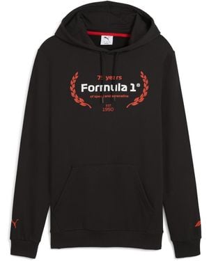 PUMA F1 Essentials Logo Graphic Hoodie Herren - Schwarz
