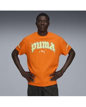 PUMA X Rick And Morty Basketball-T-Shirt Herren Ii, Kleidung - Orange