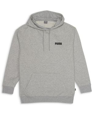 PUMA Wardrobe Essentials Relaxed Fleece Hoodie Herren, Kleidung - Grau