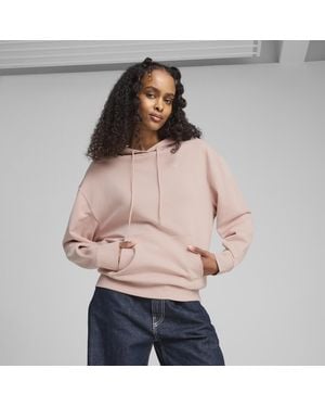 PUMA Ess Relaxed Fit Hoodie Damen - Pink