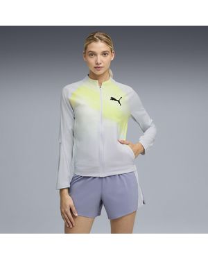 PUMA Lightspeed Ultraweave Graphic Laufjacke Damen, Kleidung - Weiß