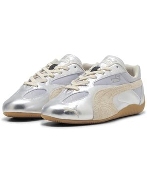 PUMA Speedcat Lou Metallic Trainers - White