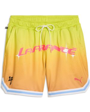 PUMA Lafrancé Heem Aerospace Mesh Relaxed Shorts - Yellow