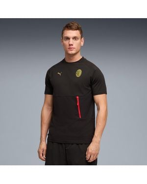 PUMA Ac Milan Tech Pocket T-Shirt - Black