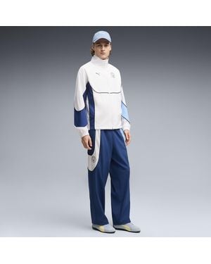 PUMA Pantalones De Chándal Manchester City Tech-X De Corte Holgado Para Hombre, Ropa, Azul