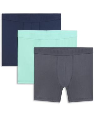 PUMA Ultra Soft Boxer Briefs 3 Pack - Blue