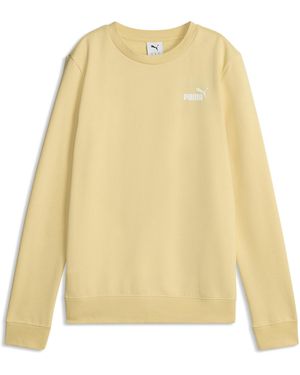 PUMA Sudadera Essentials Con Logo N.º 1 Y Cuello Rojoondo Para Mujer, Ropa - Amarillo