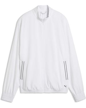 PUMA Chaqueta De Golf Cortavientos Para Mujer, Ropa, Blanco