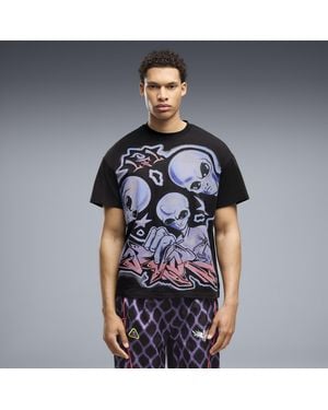 PUMA Melo Asteriks Oversized T-Shirt - Gray