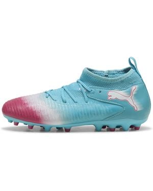PUMA Future 8 Match Re-Charge Mg Fußballschuhe Teenager, Schuhe, Hero/Weiß/Sunset Rosa - Blau