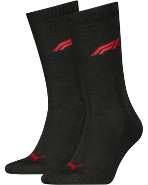 PUMA Licence F1 Crew Socken (2Er-Pack) - Schwarz