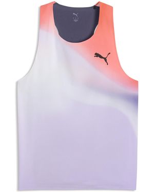 PUMA Lightspeed Ultraweave Graphic Running Singlet - Purple