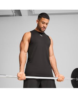 PUMA Cloudspun Soft Ademende Tanktop Voor - Zwart