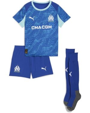 PUMA Olympique De Marseille 25/26 Third Minikit Kids, Kleidung, Vivid/Azure - Blau