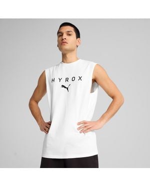 PUMA X Hyrox Cut-Off Tank - White