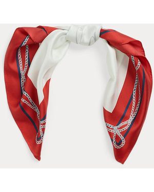 スカーフ LAUREN RALPH LAUREN STRP W LG W SCARF OBLONG (53300) Lauren Ralph Lauren Zebra Square Scarf | Dillard's